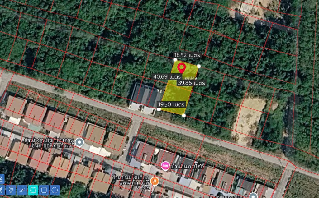 ขายที่ดินเปล่าซอยหลังวัดเขาไผ่ ติดถนน 2 ด้าน ต.เนินพระ อ.เมืองระยอง