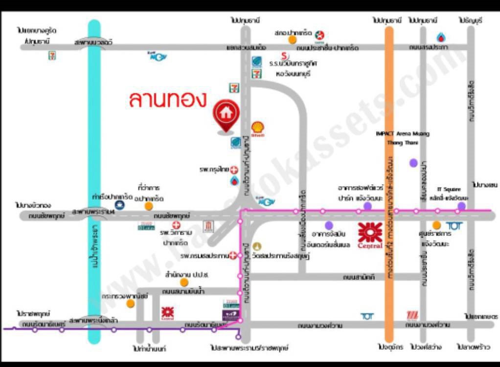 ขายอาคาร นนทบุรี -แจ้งวัฒนะ ขนาดใหญ่ (ทำเลถนนใหญ่ ติวานนท์-ปากเกร็ด25) ติดถนนใหญ่ หน้า ม.ลานทอง 7-8