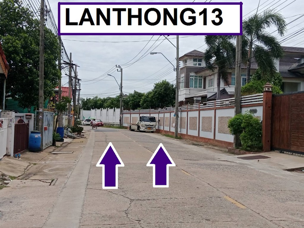 ขายที่ดินจัดสรรแปลงสวย ม.ลานทอง ปากเกร็ด กลับแจ้งวัฒนะนิดเดียว จะเข้าเมืองทองธานีก็นิดเดียวด้วยสุดๆ