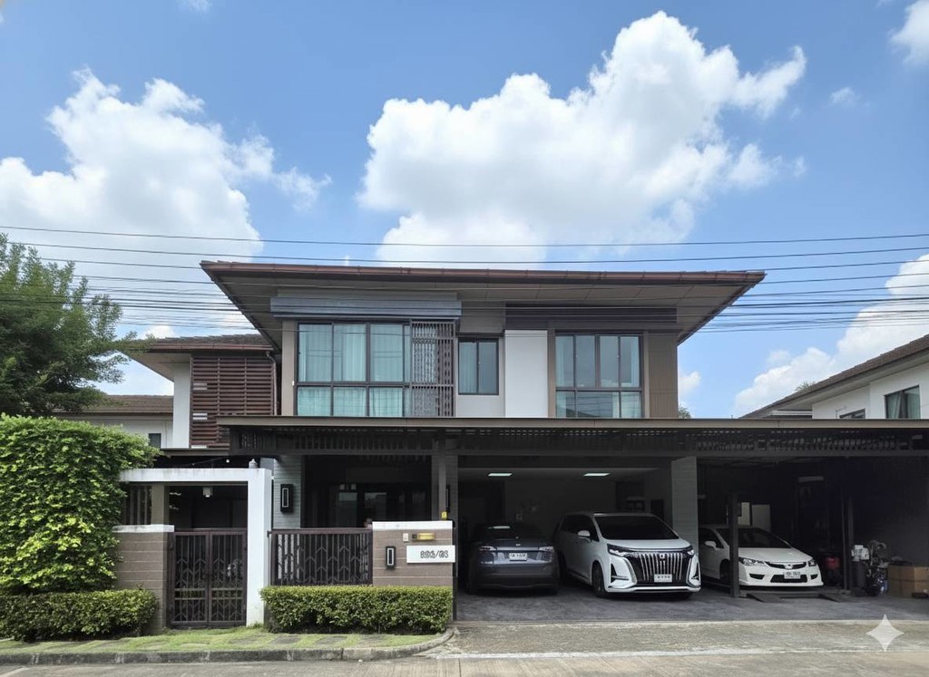 ขายบ้านเศรษฐสิริวัชรพล ติดถนนสุขาภิบาล5 หน้าสำนักงานเขตสายไหม