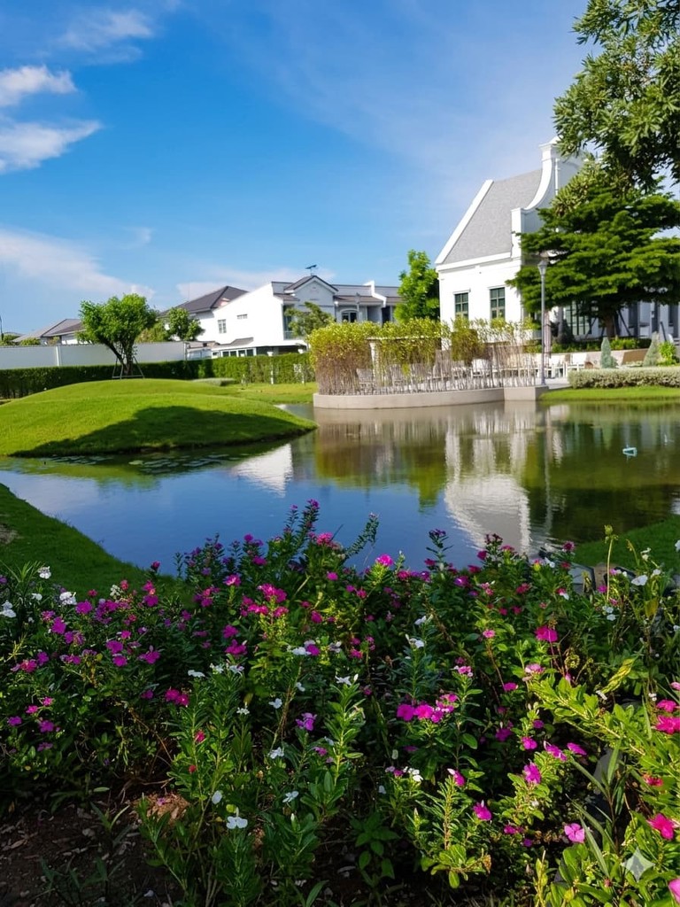 ให้เช่าทาวน์โฮมวิวสวนโครงการ เช่าบ้านย่านบางนา กม 7 ตกแต่งใหม่สวยพร้อมอยู่ หมู่บ้าน Indy 1 Bangna