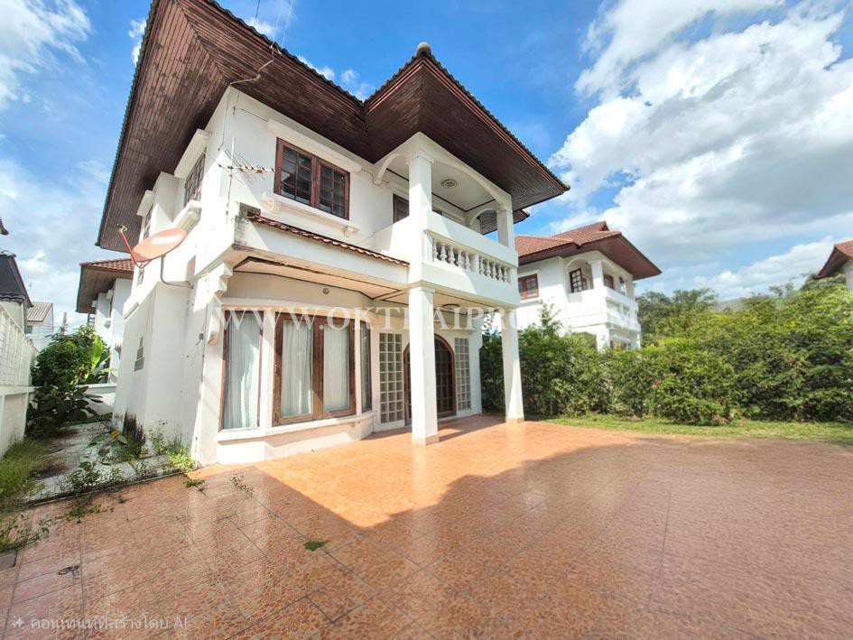 บ้านเดี่ยว หมู่บ้านศราวัณวิลล์ ถ.แจ้งวัฒนะ ปากเกร็ด