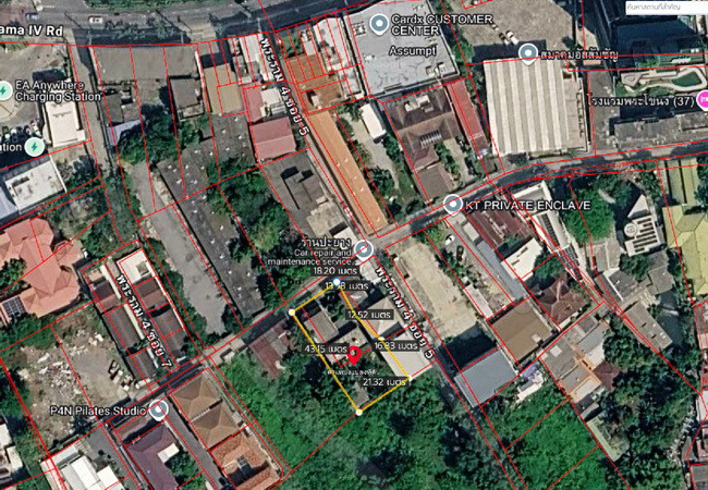 ขายที่ดิน ซอยสุขุมวิท 46 คลองเตย กรุงเทพมหานคร เนื้อที่ 208 ตร.ว. พร้อมสิ่งปลูกสร้าง