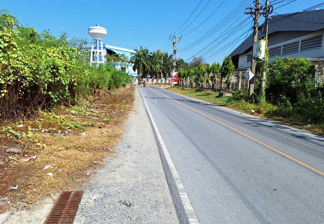 ขายที่ดิน ถนนบางเตย ซอย 4 อำเภอสามพราน นครปฐม เนื้อที่ 2 ไร่ ถมแล้ว
