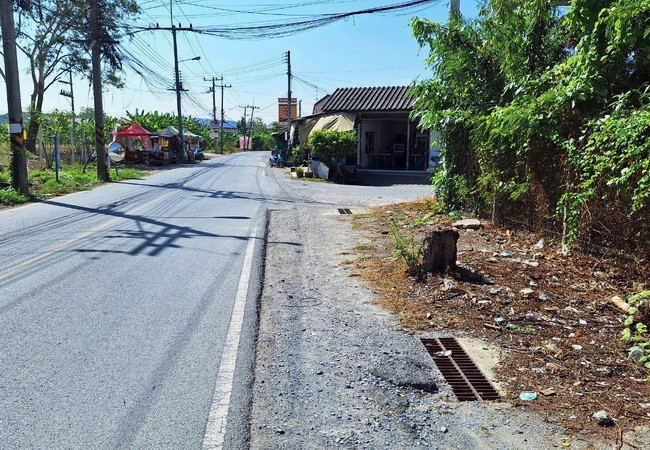 ขายที่ดิน ถนนบางเตย ซอย 4 อำเภอสามพราน นครปฐม เนื้อที่ 2 ไร่ ถมแล้ว