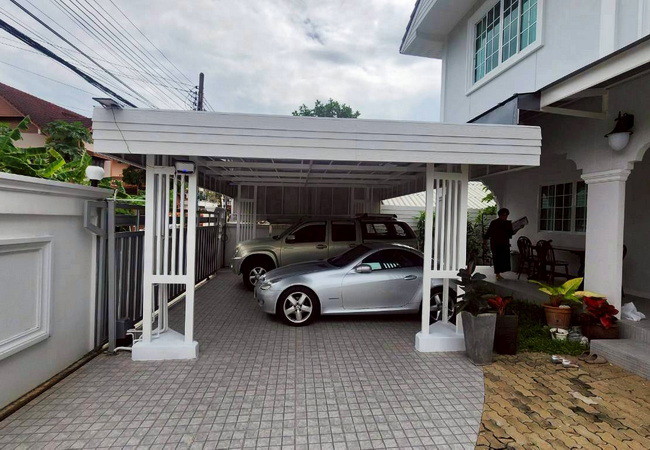 ขายบ้านเดี่ยว หมู่บ้านสัมมากร รามคําแหง 112 สะพานสูง กรุงเทพ เนื้อที่ 66 ตร.ว. 2 ชั้น 3 นอน 4 น้ำ