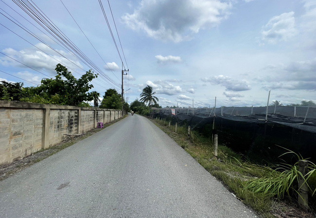 ขายที่ดิน ซอยโรมัน ตำบลสามพราน อำเภอสามพราน นครปฐม เนื้อที่ 8 ไร่