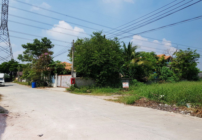 ขายที่ดิน 130 ตร.ว. ซอยเลียบคลองนายหลีก ใกล้วัดลาดปลาดุก อำเภอบางบัวทอง นนทบุรี