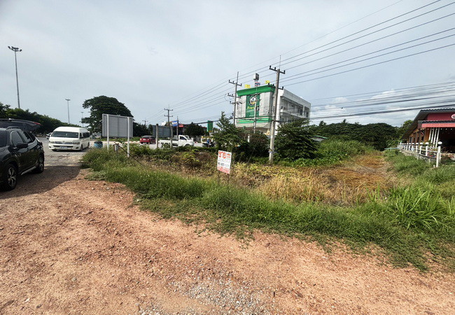 ขายที่ดิน 213.7 ตร.ว. ใกล้ตลาดไร่ใหม่ ถนนเพชรเกษม อำเภอสามร้อยยอด ประจวบคีรีขันธ์