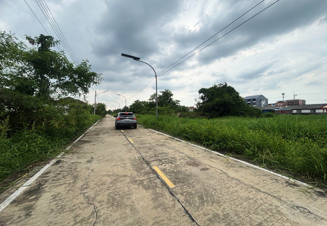 ขายที่ดิน 579 ตร.ว. คลอง 6/1 ซอยชุมชนสุสวาส ธัญบุรี ปทุมธานี