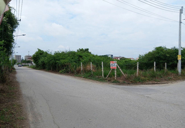 ขายที่ดิน 214 ตร.ว. หน้าม.เกษตรกําแพงแสน ถนนมาลัยแมน อำเภอกําแพงแสน นครปฐม