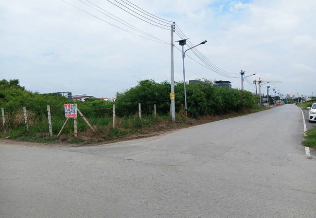 ขายที่ดิน 214 ตร.ว. หน้าม.เกษตรกําแพงแสน ถนนมาลัยแมน อำเภอกําแพงแสน นครปฐม
