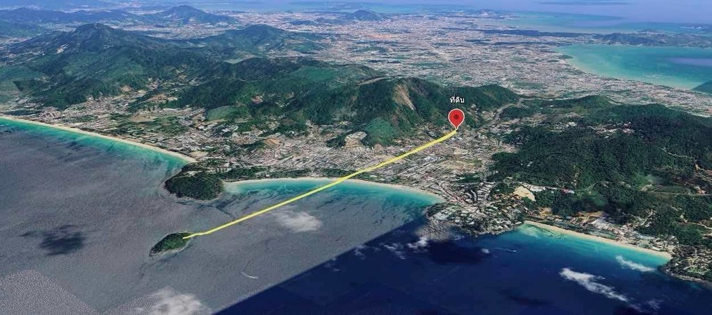 For sale!! 230 sq.wah land with beautiful sea views in a prime location, Mueang Phuket near Karon Be