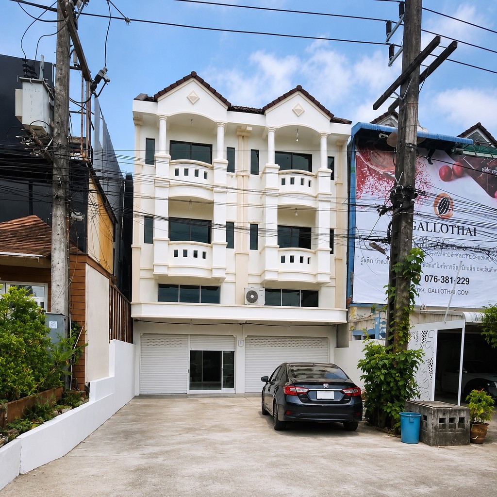 โอกาสลงทุนทำเลศักยภาพ เมืองภูเก็ต | ขาย–เช่า อาคารพาณิชย์ 2 คูหา Renovate ใหม่  พร้อมใช้งาน