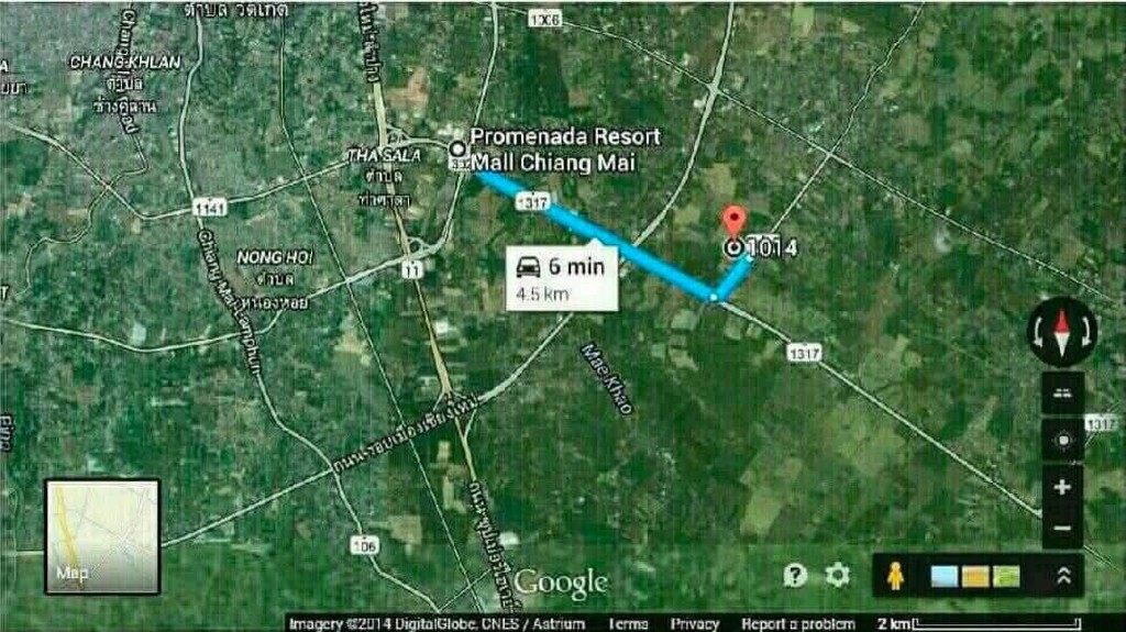 ถูกมาก!! ที่ดิน 9-1-48 ไร่ อ.สันกำแพง เชียงใหม่ ใกล้สี่แยกตลาดเจริญเจริญ 1.5 กม. ใกล้บิ๊กซี เพียง 7,