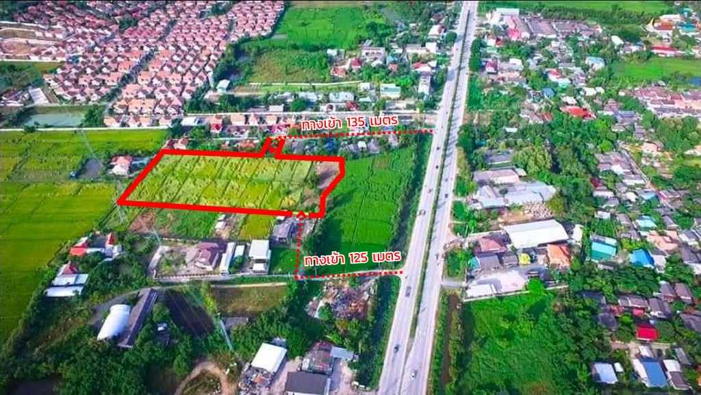 ถูกมาก!! ที่ดิน 9-1-48 ไร่ อ.สันกำแพง เชียงใหม่ ใกล้สี่แยกตลาดเจริญเจริญ 1.5 กม. ใกล้บิ๊กซี เพียง 7,