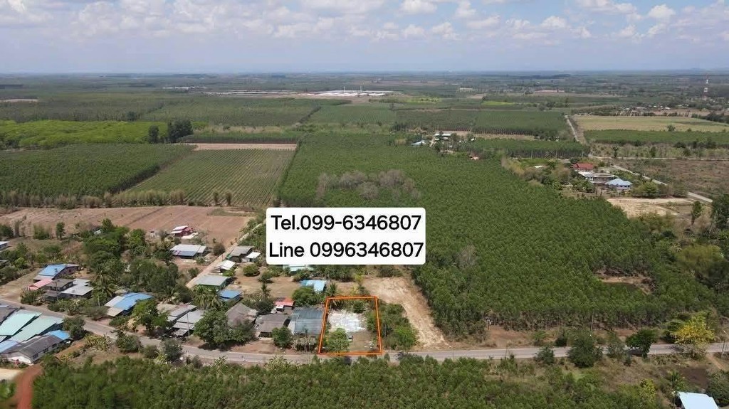ขายถูกมาก!! ที่ดินขนาด 123 ตร.ว. ติดถนน ทำเลดี อ.กบินทร์บุรี ปราจีนบุรี ใกล้นิคม304 นิคมไฮเทค โลตัส