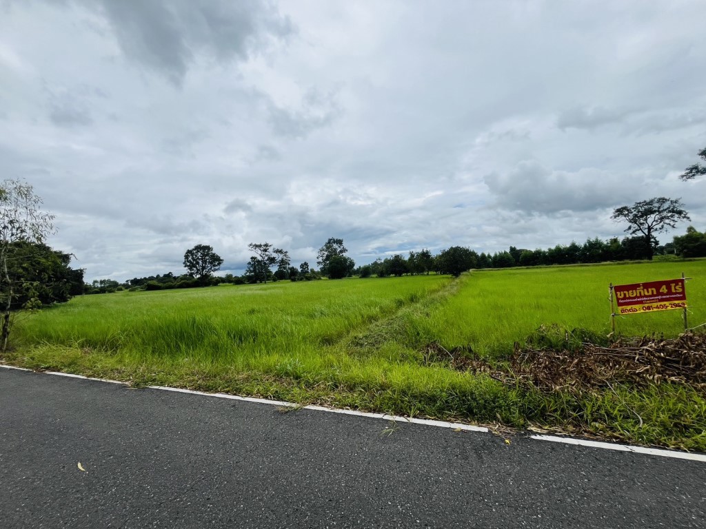 ขายถูกมาก!! ที่ดิน 4 ไร่ ติดถนน ทำเลดี อ.เมือง จ.ศรีสะเกษ ใกล้แม็คโคร โลตัส ม.เฉลิมกาญจนา ฯ