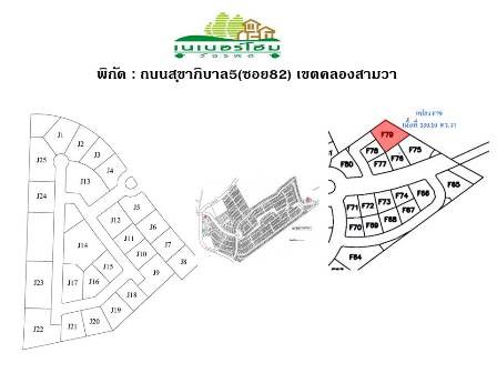 ขายที่ดินในหมู่บ้านเนเบอร์โฮม ถนนสุขาภิบาล 5