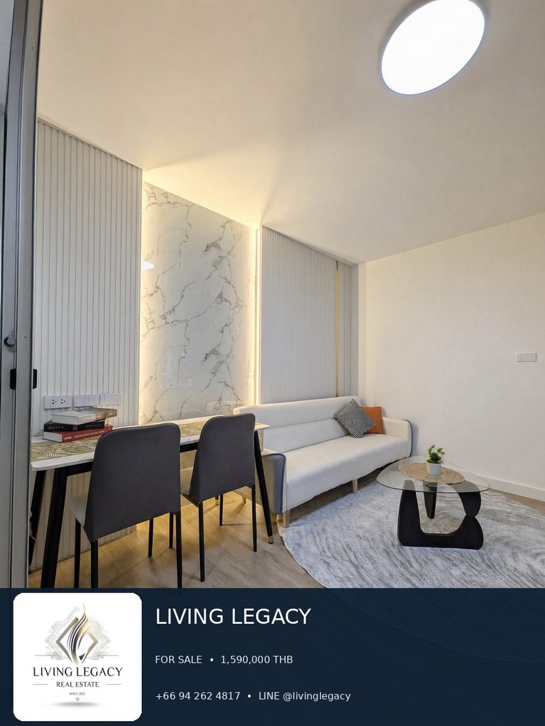 ขาย D Condo Onnut–Rama 9 ห้อง 1 ห้องนอน 29 ตร.ม. อาคาร A