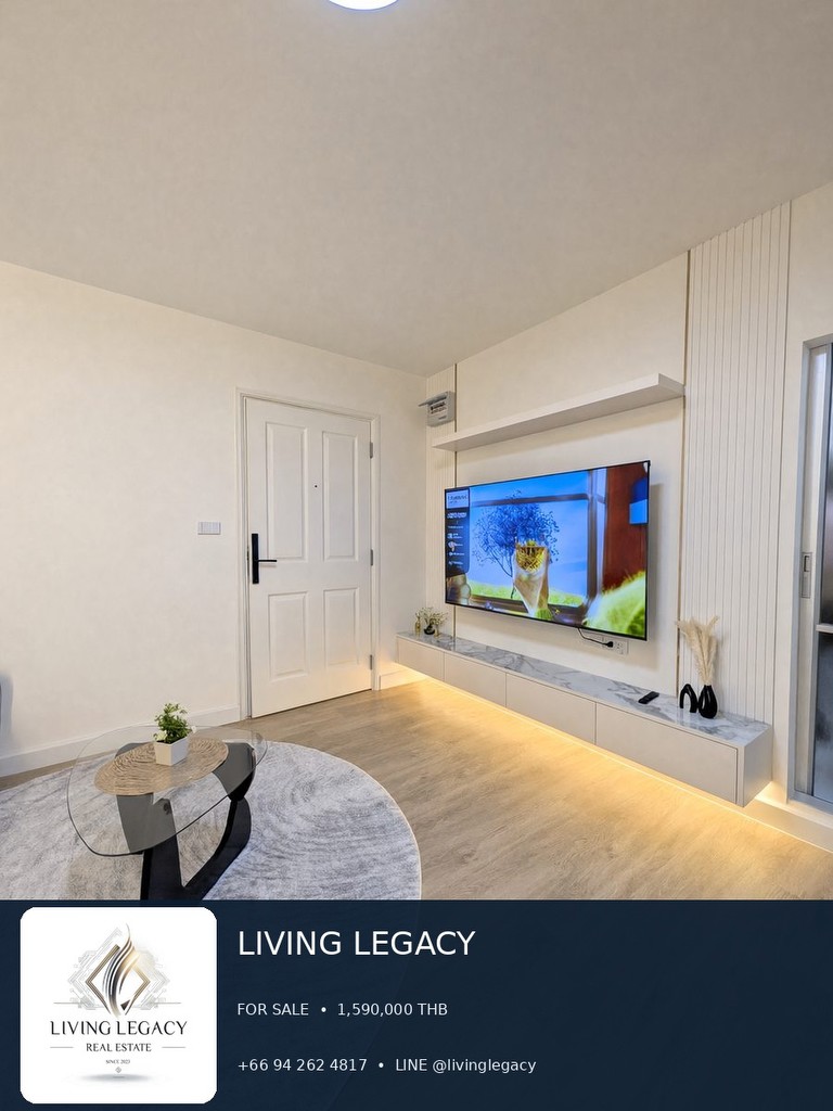 ขาย D Condo Onnut–Rama 9 ห้อง 1 ห้องนอน 29 ตร.ม. อาคาร A