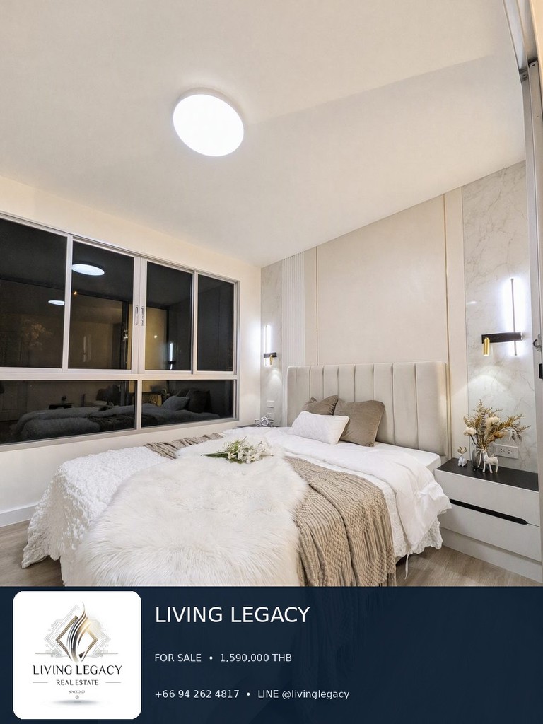 ขาย D Condo Onnut–Rama 9 ห้อง 1 ห้องนอน 29 ตร.ม. อาคาร A
