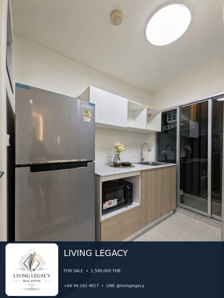 ขาย D Condo Onnut–Rama 9 ห้อง 1 ห้องนอน 29 ตร.ม. อาคาร A
