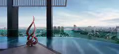 ให้เช่าคอนโด Rhythm Sathorn (ริธึ่ม สาทร) 1 ห้องนอน ใกล้ BTS สะพานตากสิน วิวแม่น้ำ ไม่บล็อกวิว เจ้าข