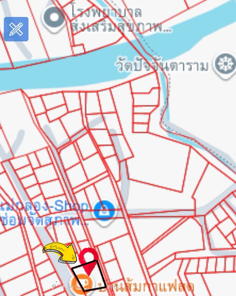 ขายที่ดินทำเลดี ต.ลาดใหญ่ อ.เมืองสมุทรสงคราม