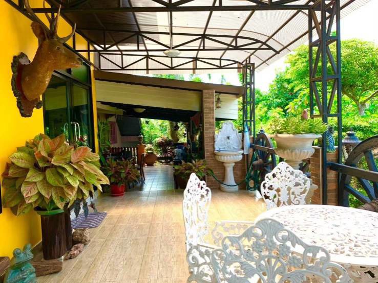 ขายบ้านพร้อมสวนผลไม้ ใกล้น้ำตกเขาชะเมา จังหวัดระยอง