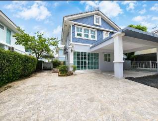 บ้านตัวอย่างโครงการ Villaggio บางนา บ้านพร้อมอยู่ ตกแต่งครบ พร้อมเฟอร์นิเจอร์ หิ้วกระเป๋าเข้าอยู่ได้