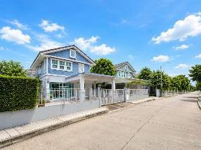 บ้านตัวอย่างโครงการ Villaggio บางนา บ้านพร้อมอยู่ ตกแต่งครบ พร้อมเฟอร์นิเจอร์ หิ้วกระเป๋าเข้าอยู่ได้