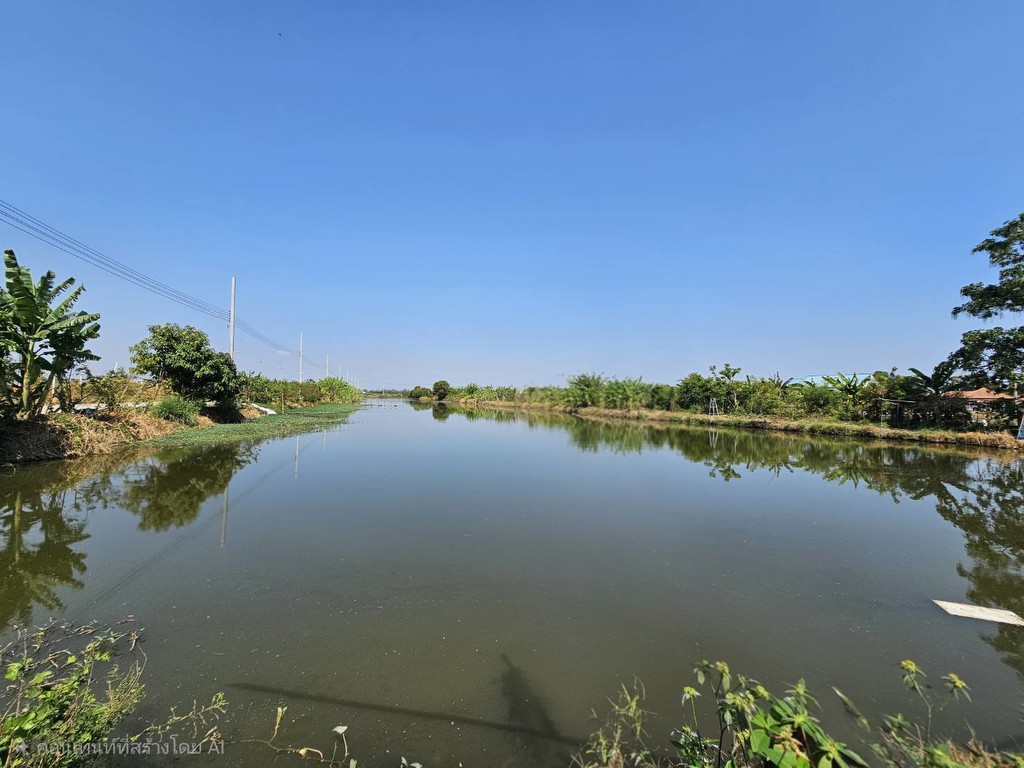 ขายด่วนที่ดินแปลงใหญ่ บางเสาธง จังหวัดสมุทรปราการ ติดถนนสาธารณะ น้ำ ไฟ พร้อม