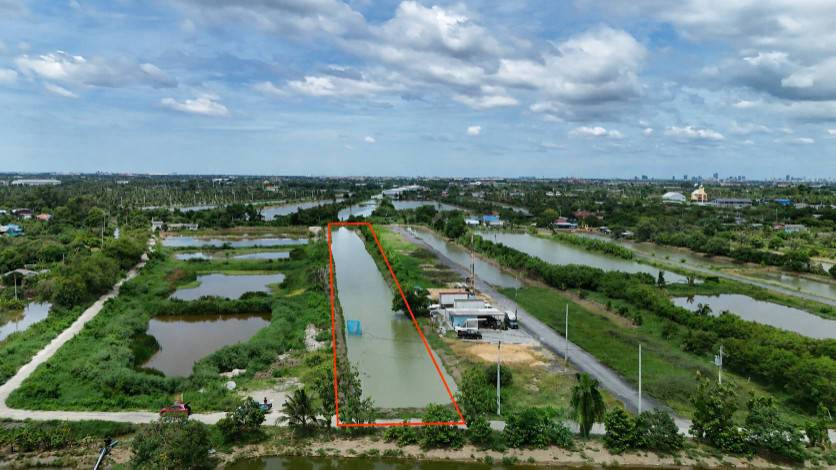 ขายที่ดิน 5 ไร่ บางเสาธง สมุทรปราการ แปลงใหญ่ ทำเลกำลังพัฒนา เข้า ออกสะดวกหลายเส้นทาง